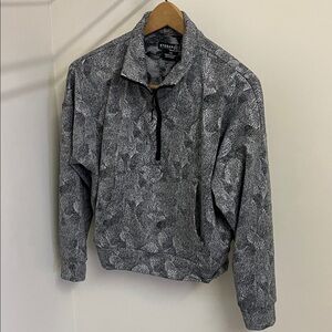 Kyodan Heathered Black and Gray Outdoor Pullover